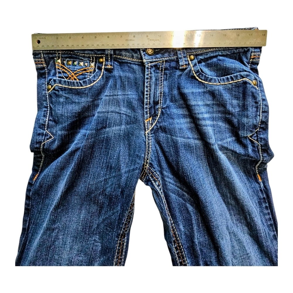 Ariat Women's Dark Blue Bootcut Jeans - Picture 7 of 10